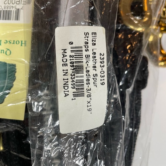 Leather spur straps and custom cross-ties. New! - Picture 2 of 5